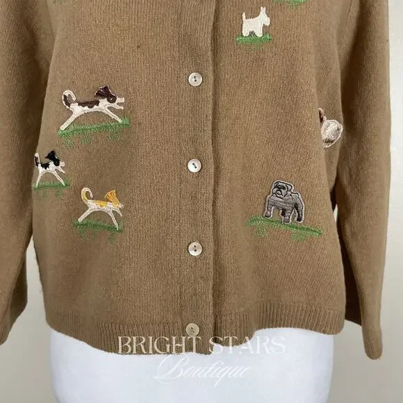 Extremely Rare Vintage Dog Cardigan Brown ASO Willow Buffy the Vampire Slayer - Picture 9 of 16